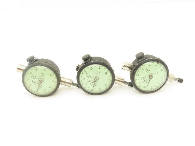 Federal Mahr 2011141 B8I Dial Indicator Gage .250" Range .001" 0-50-0 Lot of 3