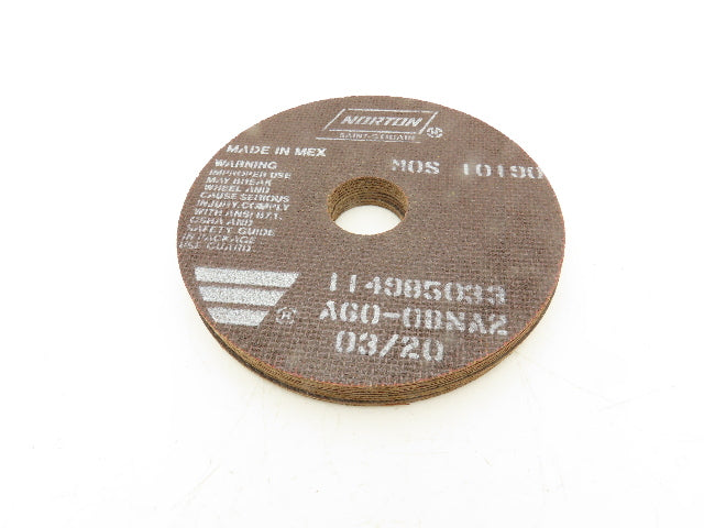 Norton AG0-0BNA2 Flat Cut Off Wheel Aluminum Oxide 6" Type 01 Lot Of 11
