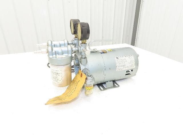 Emerson SA55NXGTC4143 Oil-Less Rotary Vane Vacuum Air Pump 115VAC 1/3Hp 1725RPM