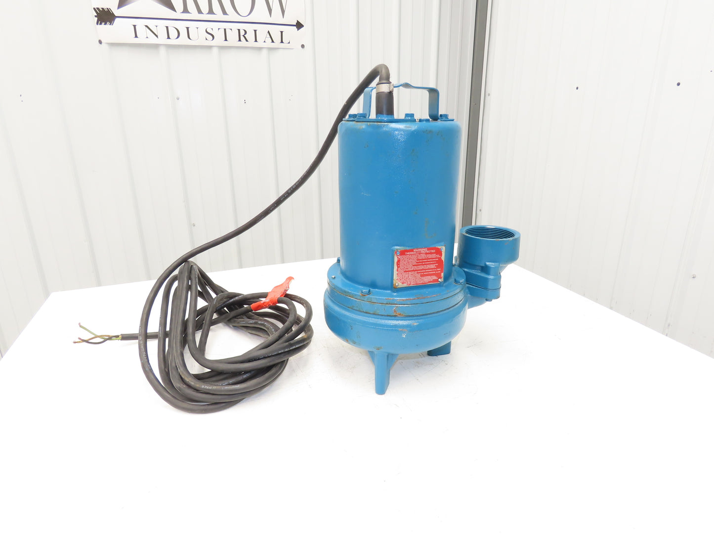 Barnes 3SE1074L Submersible Sewage Ejector Sump Pump 3"NPT 1Hp 240V 1PH 200GPM