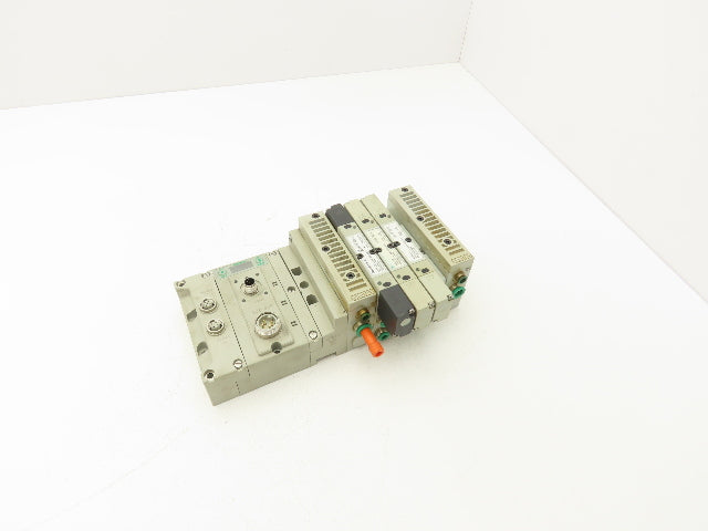 Numatics 240-183 4-Station G3 3-Valve Manifold Assembly w/Communication Sub-Bus