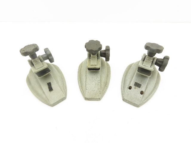 Mitutoyo 156-101-10 Micrometer Stand 0-4" Adj Angle Padded Jaws Lot of 3