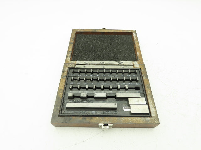 SPI 7301 Grade AS-1 Rectangle Steel Gage 36 Block Set .050-4.00" -Missing .300"