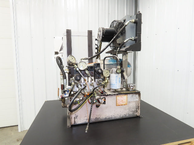 Continental HPVR-6B40 Hydraulic Power Unit 14 Gal 6GPM 4000 PSI 5Hp 230/460V