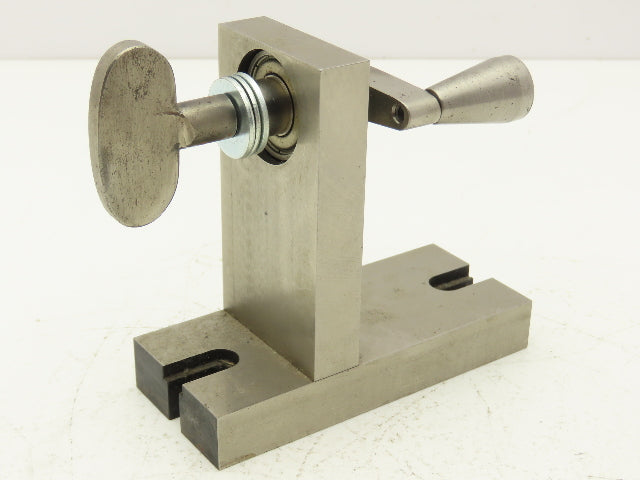 Lathe Fixtire Indexer Head Manual Tailstock 3-5/8" Center Height Hand Crank