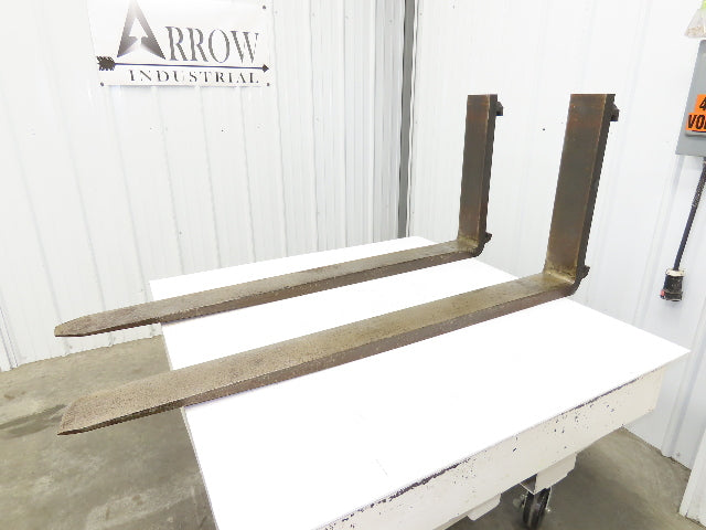 MSI 311500-3-1 4.75X60" Class 3 Steel Forklift Forks 20" Carriage 1-Pair READ
