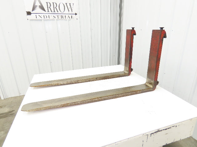 Kenhar 384213 2 4x42" Class 2 Steel Forklift Forks 16" Carriage 1-Pair 1250X500