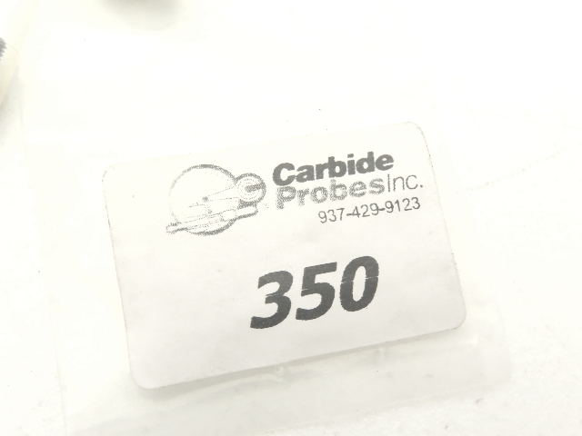 Carbide Probes 350 Carbide Indicator Contact Point Flat Blade Tip .078" Lot of 3