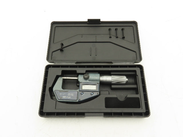 Mitutoyo 293-765-30 Digimatic Outside Micrometer 0-1" Range 25mm .00005"