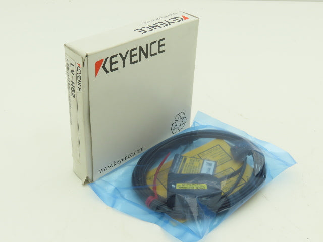 Keyence LV-H62 Retro Reflective Long Distance Straight Beam Sensor Head