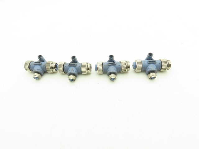 Turck RSM FKM RKM 57 DeviceNet T-Splitter 7/8" Minifast M12 Eurofast Lot of 4