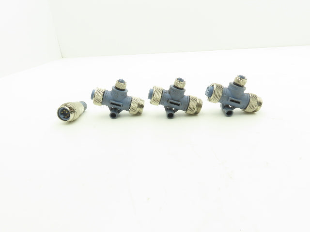 Turck RSM FKM RKM 57 DeviceNet T-Splitter w/Terminator Mixed Lot of 4