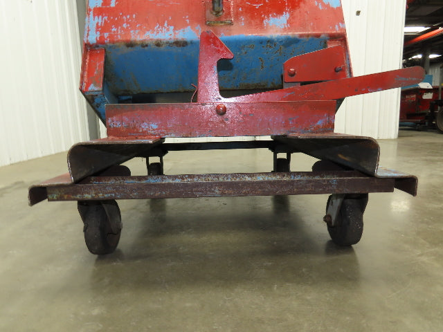 McCullough Wright Self Dumping Hopper 1/4" Yard 4000lb 2 Ton Rubber Wheels