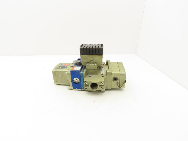 Ross Controls 3573A6152 Pneumatic Double Valve L-G Monitor 120V Solenoid