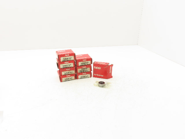 Fafnir 38PP Ball Bearing 8mm ID x 22mm OD 10mm Width Double Sealed Lot of 8