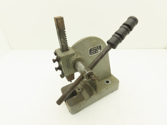 Phase II 260-100 Bench Top Arbor Press 1/2 Ton 3" Throat 6" Stroke