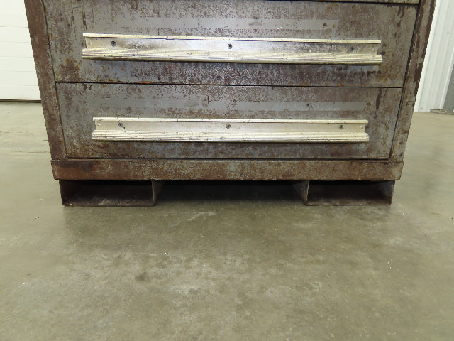 Stanley Vidmar Tool Cabinet 5 Drawer 28x30x33" Rusty Lista Lyon Rough