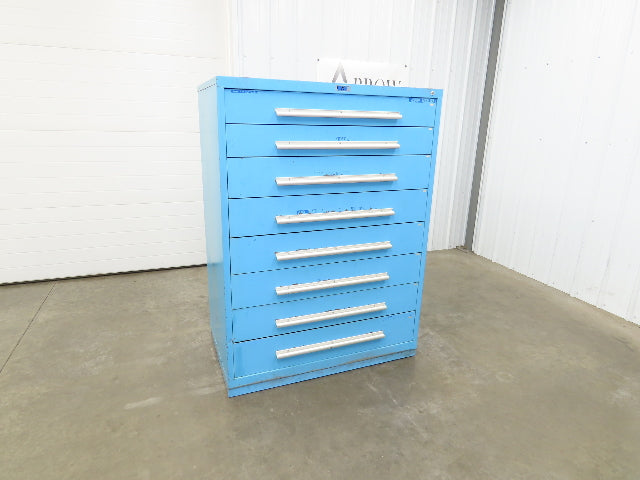 Nu-Era Tool Storage Cabinet Modular 8 Drawer 45x28x61" Stanley Vidmar Lista