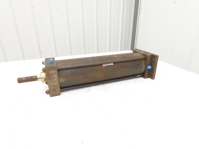 Schrader Bellows Parker PA-2 Air Cylinder 5" Bore 17" Stroke 250psi Flange Mount