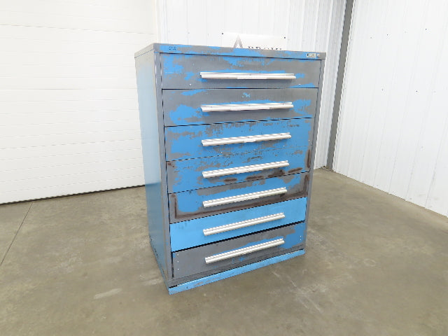 Nu-Era Modular Tool Storage Cabinet 7 Drawer 45x28x61" Stanley Vidmar Bad Shape