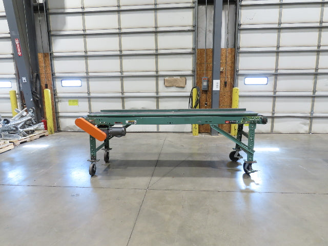 Roach 28"x 10' Portable Slider Bed Conveyor 24"Belt .33Hp 230/460V 3PH 65FPM