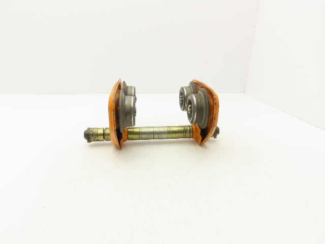 Harrington TF2 1/2-Ton Plain Type Manual Push Trolley 8" Beam Flange 1000Lb
