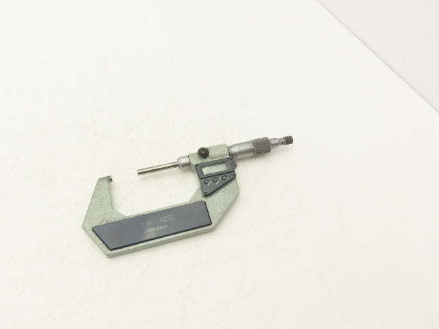 Mitutoyo 406-722-30 Digimatic Micrometer 1-2" Range .00005 Ratchet Stop SPC Data