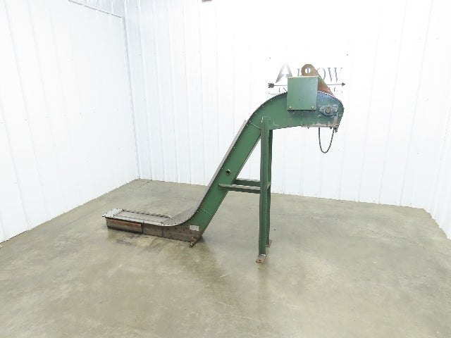 Livonia 8"x 88"L Magnetic Belt-Less Incline Chip Conveyor 42"Discharge -No Drive