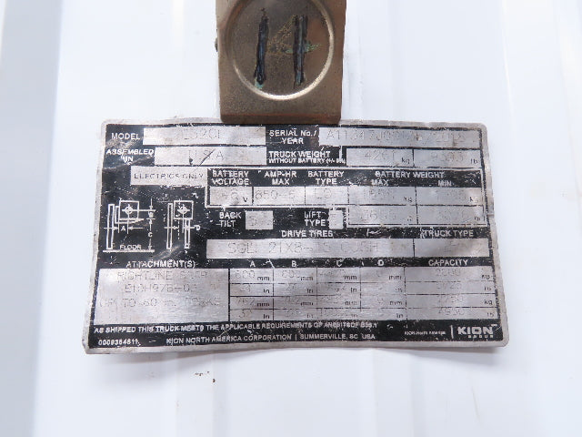 Linde AP 4H4-R1 Forklift Hydraulic Pump Motor 24VDC Removed From E32CL