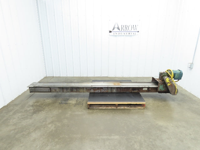 Livonia B-11 Magnetic Slide Chip Conveyor 11"W x 121"L Belt-Less 230/460V 3PH