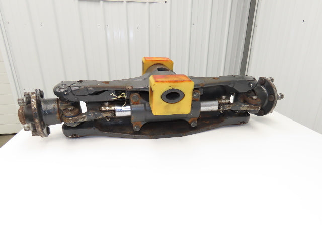 Linde E32CL Forklift Rear 5 Lug Axle Dual Hydraulic Steering Assembly