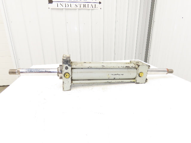 Loramendi Hydraulic Cylinder 100mm Bore X 375mm Stroke Double End Flange Mount