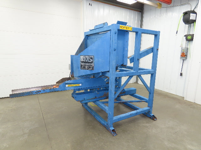 AMS Vibratory Bin Feeder Machine Hopper Parts Custom Unloader Pneumatic 120V