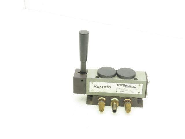 Rexroth R431008498 TaskMaster Pneumatic Directional Valve 3-Pos Lever 200psi
