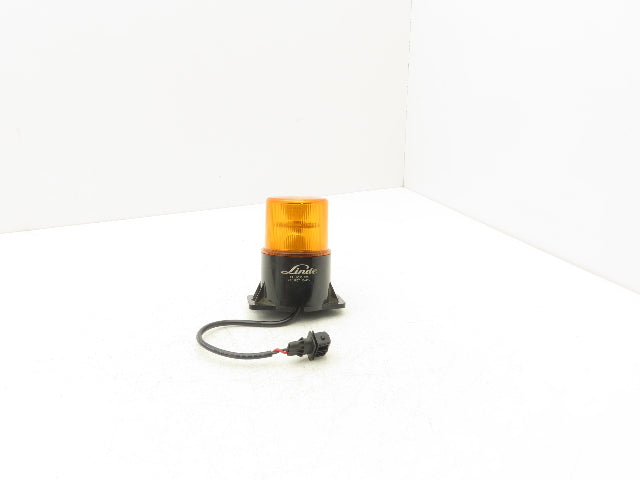 Linde 791 9052 625 Forklift Safety Flashing Strobe Warning Light Amber 10-80VDC
