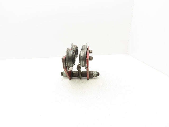 CM Glider 500Lb 1/4-Ton Manual Ball Bearing Push Trolley 2.5"-5" Beam Lot of 2