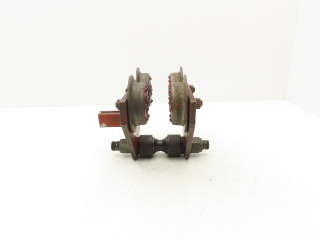CM Moore 2000Lb 1-Ton Manual Ball Bearing Push Trolley 2-1/2"-5" Beam