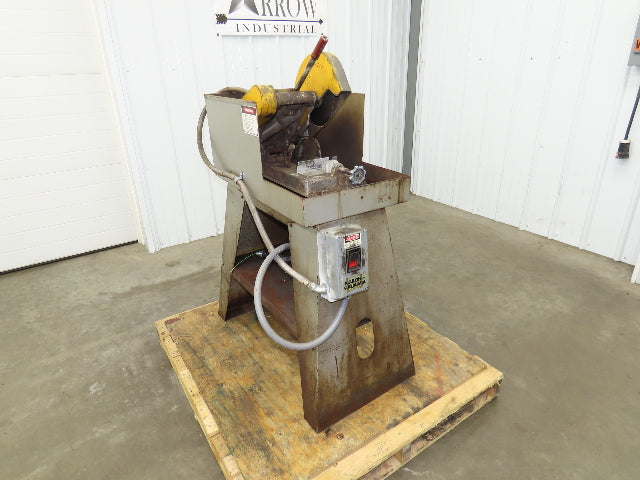 Everett Model 10 Cut Off Abrasive Metal Saw 10" Blade 3Hp 3450 RPM 230/460V