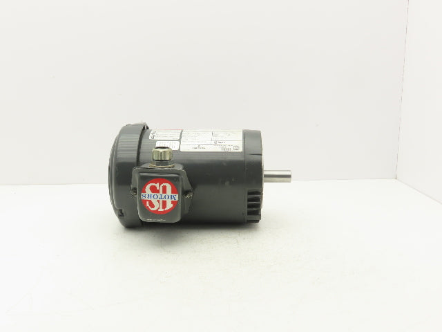 US Motors U1S2ACR AC Motor 1Hp 1750rpm 460V 3PH 143TC Frame 7/8" Shaft