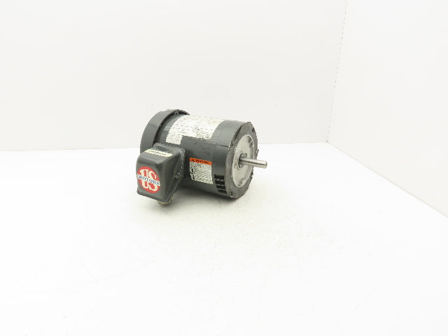 US Motors U12S2ACR AC Motor 1/2Hp 1745rpm 460V 3PH 56C Frame 5/8" Shaft
