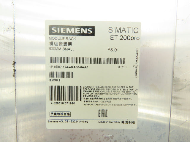 Siemens ET200 PRO SIMATIC DP PROFINET Interface Module Assembly IM 154-4 PN HF
