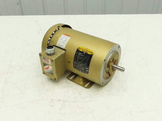 Baldor CEM3554 Super-E AC Motor 1.5Hp 1760 RPM 230/460V 3PH 56C TEFC
