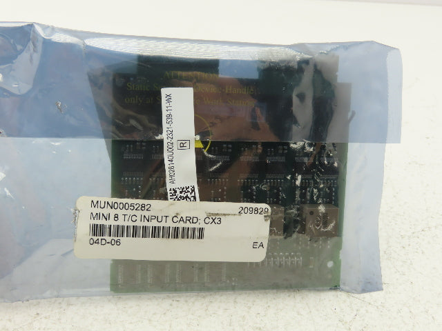 Eurotherm AH028140U002-2321-635-11-WX Mini 8 T/C Input Card Circuit Board