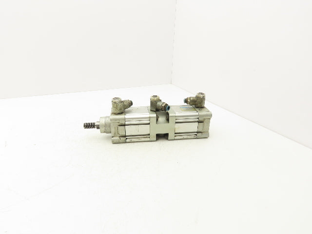 Festo DNCT-63-10-PPV-A Pneumatic Tandem Air Cylinder 63mm Bore 10mm Stroke