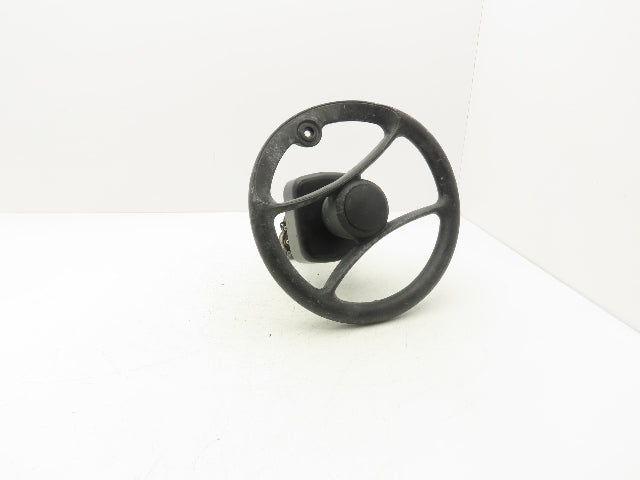 Yale Forklift Steering Wheel & Bracket Assembly Off ERC060VGN36TE085