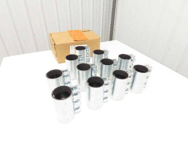 Morris 3-3C-OD 3" Pipe Compression Coupling 76.2mm 3-Bolt Black Gasket Lot of 11
