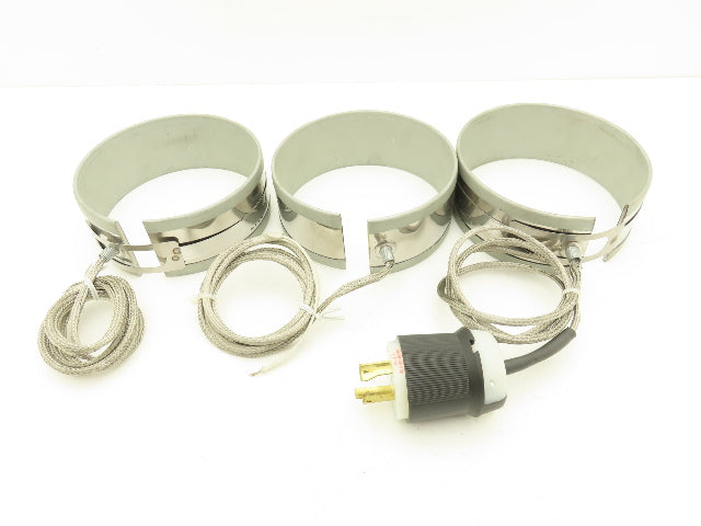 Big Chief BC75190A Steel Band Heater 2.5"Width x 6"ID 1250W 240V Lot of 3