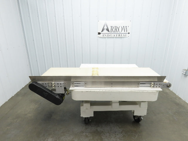 26"x 75"L High Speed Belt Conveyor .5Hp 230/460V 3PH 385 FPM Belt Drive Aluminum