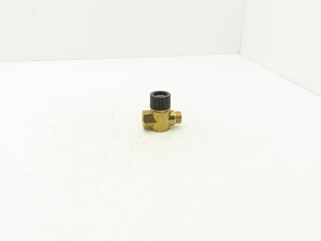 Becker 73600099618 Vacuum Regulating Valve 1/2" NPT Straight Run Brass Body