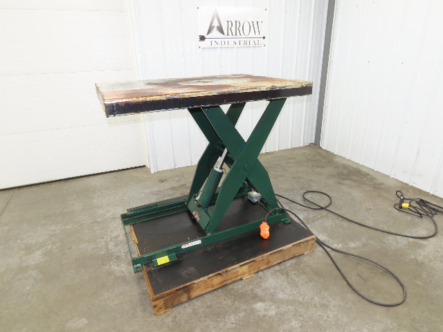 Southworth LS2-36 Hydraulic Scissor Lift Table 2000Lb 36" Lift 48"x36" Top 120V